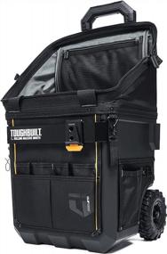 img 4 attached to Pro-Grade ToughBuilt Rolling Tool Bag - Massive Mouth, Large 14 Inches - Durable Construction For Heavy-Duty Use (TB-CT-61-14)