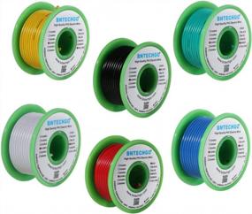 img 2 attached to BNTECHGO 22 Gauge PVC 1007 Solid Electric Wire Kit 6 Color Each 25 Ft 22 AWG 1007 Hook Up Wire