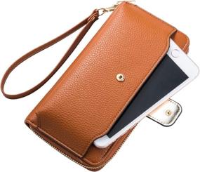 img 3 attached to 👜 Wristlet Wallet Purses with Cellphone Pocket: Chic Handbags & Wallets for Women at Wristlets
