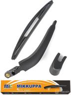 🧹 mikkuppa rear wiper arm blade assembly for 2008-2015 buick enclave - high-quality back windshield wiper replacement - all season natural rubber cleaning window logo