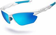 polarized sports sunglasses tr90 frame with uv protection for men and women - ideal for cycling, running, fishing and more, unbreakable by deafrain логотип