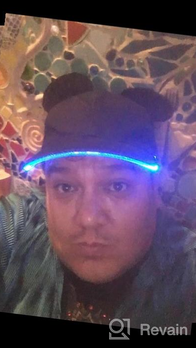 img 1 attached to Light Up The Night With JIGUOOR LED Baseball Cap - Perfect For Festivals, Clubs & Hip-Hop Performances! review by Bam Reeder