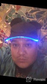 img 5 attached to Light Up The Night With JIGUOOR LED Baseball Cap - Perfect For Festivals, Clubs & Hip-Hop Performances!