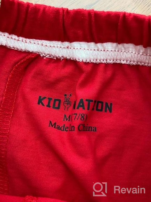 img 1 attached to Cute and Trendy: Kid Nation Cotton Ruffle Scooter Girls' Clothing and Skirts & Skorts review by Casey Frazier