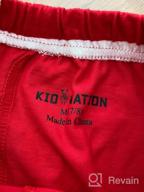 img 1 attached to Cute and Trendy: Kid Nation Cotton Ruffle Scooter Girls' Clothing and Skirts & Skorts review by Casey Frazier