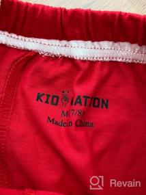 img 6 attached to Милые и модные: детская джинсовая скутер рубашка для девочек Kid Nation и юбки и шорты-юбки из хлопка