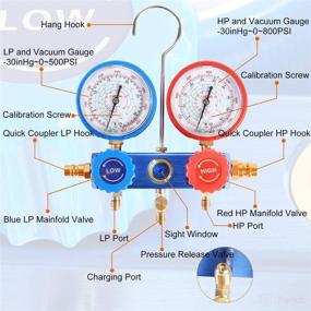 img 2 attached to JIFETOR Diagnostic Household Refrigerant Adjustable Tools & Equipment : Air Conditioning Tools & Equipment