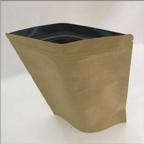 img 3 attached to Kraft Paper Zipper Pouches Coffee Kitchen & Dining