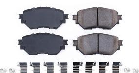 img 1 attached to High-Performance Power Stop Front Ceramic Brake Pads - Evolution Z17 (17-1759)