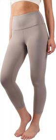 img 4 attached to Yogalicious High Waist Yoga Capris - ультрамягкие легкие брюки с высокой посадкой