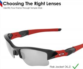 img 3 attached to Oakley Flak Jacket XLJ Sunglass Replacement Lenses & Sock Kit By BlazerBuck