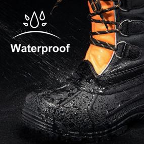 img 3 attached to Stay Warm And Dry This Winter With ALEADER'S Men'S Insulated Waterproof Snow Boots