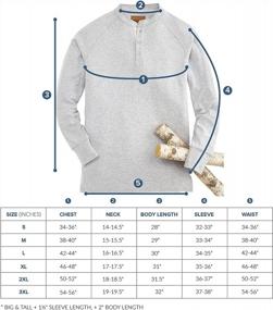 img 3 attached to Men'S Henley Long Sleeve Shirt - Venado Full Motion Stretch Fabric For Comfort And Mobility