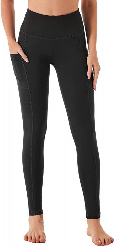 High Waisted Workout Leggings With Pockets: CAMBIVO Yoga…