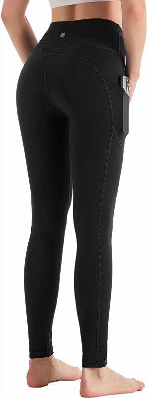 High Waisted Workout Leggings With Pockets: CAMBIVO Yoga…