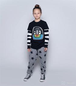 img 1 attached to 👶 NUNUNU Unisex Baggy Pants for Kids and Babies, Harem Sweatpants, 100% Cotton, Boys and Girls, Ages 0-14