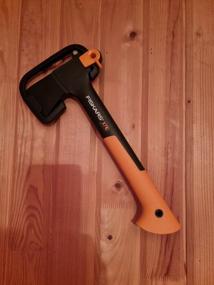 img 11 attached to Набор FISKARS X7 точилка 1020183 черный/оранжевый