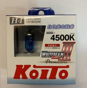 img 20 attached to Car halogen lamp KOITO Whitebeam III P0744W H4 4500K 12V 60/55W (135/125W) P43t 4500K 2 pcs.