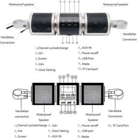 img 1 attached to Motorcycle Bluetooth Waterproof Stereo System