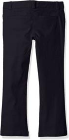 img 3 attached to Nautica Girls Uniform Bootcut Twill Pants & Capris: Stylish Girls' Clothing must-haves