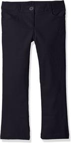 img 4 attached to Nautica Girls Uniform Bootcut Twill Pants & Capris: Stylish Girls' Clothing must-haves