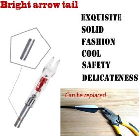 img 1 attached to 6 Pcs JIANZD LED Nocks .244"/6.2Mm Automatic Light Replaceable Arrow Nocks For Hunting Shooting