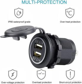 img 2 attached to Cllena Charger Socket Charging Motorcycle