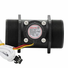 img 4 attached to Flow Meter Control Switch, DIGITEN G1-1/2 For Water Flow, 1.5" Hall Sensor, Measures 10-150L/Min