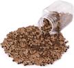1000pcs of light brown non-silicone copper tubes microlink beads locks micro link ring tube - 3.4mm logo