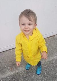 img 2 attached to Duck-Themed Toddler Raincoat With Cute Cartoon Hoodie And Zipper - Perfect For Your Little One!
