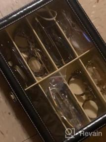 img 5 attached to Rose Leather 8 Piece Eyeglasses & Sunglass Storage Case - AUTOARK AW-032 Organizer