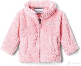 img 4 attached to Columbia Girls' Fire Side Sherpa Full Zip: Cozy Comfort for Your Little Adventurer