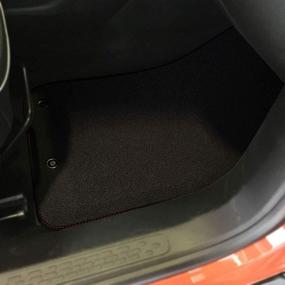 img 2 attached to Custom Fit Black Speedlab Floor Mat Set (4 Piece) for Select Fiat 500X Models