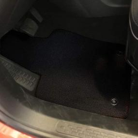 img 3 attached to Custom Fit Black Speedlab Floor Mat Set (4 Piece) for Select Fiat 500X Models