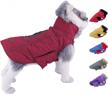cozy and waterproof thinkpet dog winter coats - reversible, windproof, and reflective jacket for small, medium, and large dogs with thick padded warmth logo