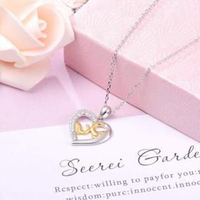 img 1 attached to 925 Sterling Silver Elephant Necklace Lucky Love Heart Pendant Mother'S Day Gifts For Mom - SEO Optimized