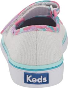 img 2 attached to Детские кеды Keds Harper для девочек, обувь для маленьких девочек на плоской подошве