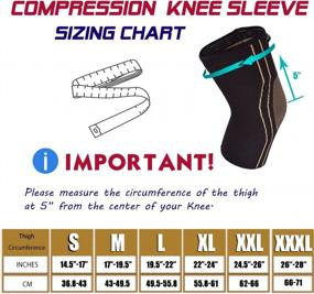 img 2 attached to Thx4COPPER Sports Knee Brace Compression Sleeve For Joint Pain And Arthritis Relief, Enhanced Circulation Support For Running, Jogging, Workout, And Gym – Top-Quality Knee Support