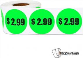 img 3 attached to Get Organized With 1200 Green 1.5-Inch Labels For Pricing And Sales – Just $3.99!