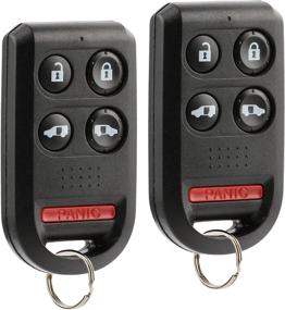 img 2 attached to 2 Pack Car Key Fob Keyless 🔑 Entry Remote for Honda Odyssey 2005-2010 (OUCG8D-399H-A 5-btn)