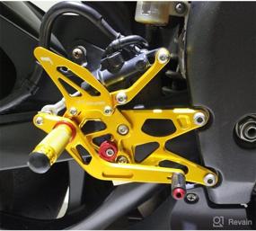 img 2 attached to Rearsets Rear Sets Footpegs CNC Adjustable Compatible With Y Motorcycle & Powersports best in Parts