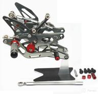 rearsets rear sets footpegs cnc adjustable compatible with y motorcycle & powersports best in parts logo