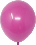 веселье для вечеринки цвета фуксии: латексные шары allgala 100ct 12 дюймов премиум-класса с гелием логотип