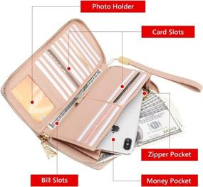 img 2 attached to Leather Wallets Genuine Packing Designer Women's Handbags & Wallets ~ Wallets