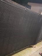 картинка 1 прикреплена к отзыву SUNLAX 3'X16' Dark Grey Balcony Privacy Screen Fence Windscreen Cover Fabric Shade Netting Mesh Cloth With Grommets UV Protection For Patio, Backyard, Porch, Railing Shield 90% от Enoch Sahay