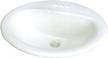 white oval drop-in vitreous china lavatory with 4-inch centers - samson tl-1554-01 akron logo