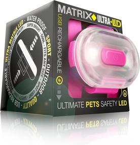 img 2 attached to Max & Molly USB Rechargeable LED Safety Dog Collar Light - Ultra Bright, 100% Waterproof, Secure Stretch Silicone Band for Nighttime Walking, Running, Kayaking, and Biking