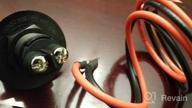 img 1 attached to Jtron 50A 10 AWG(6-5) Gauge Red + Black Pure Copper RV, Car, Boat Battery Switch Cables (20 Inch Lugs) review by Brad Collins