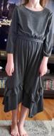 img 1 attached to 👗 Stylish MITILLY Girls Maxi Dress with Ruffles, Pockets, and Belt - Perfect for Casual and Swingy Looks review by Ginny Fidler