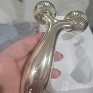 img 1 attached to V-Shaped Facial Lifting Device & Body Massager Roller For Toned Skin - TOUCHBeauty Skincare Massaging & Relaxing Tool review by Matt Bell
